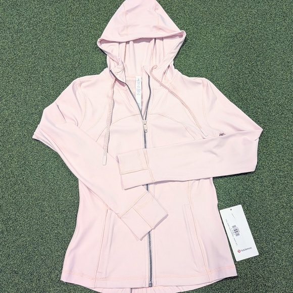 Lululemon Hooded Define Jacket *Nulu in FEPI-Feather Pink - Picture 1 of 8